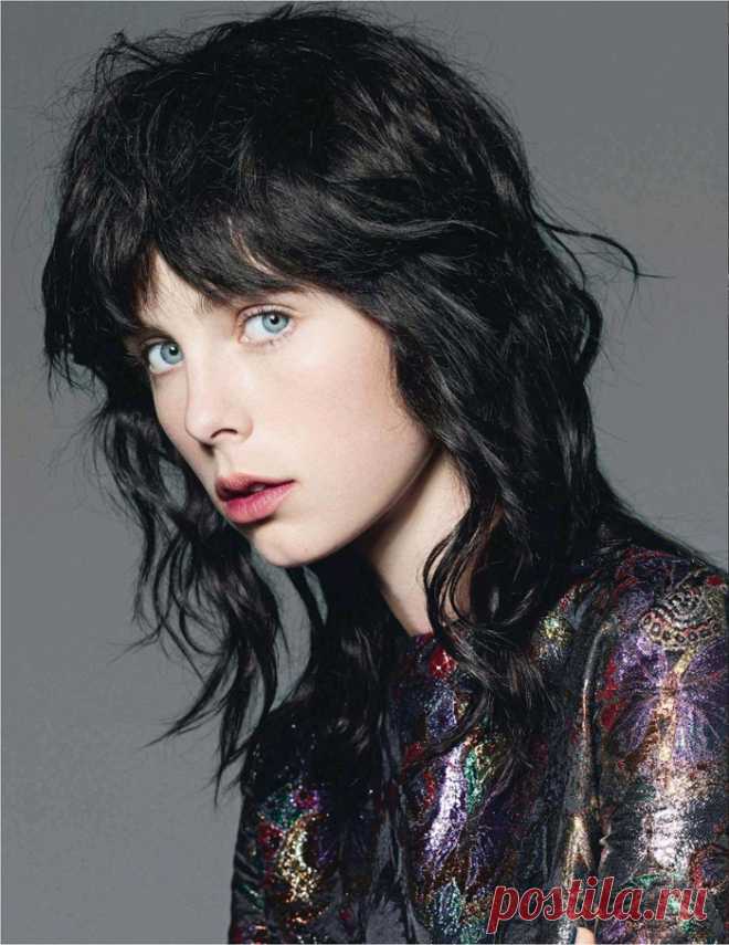 Эди Кэмпбелл (Edie Campbell) в фотосессии Лиз Коллинз (Liz Collins) для журнала ELLE France (сентябрь 2014)