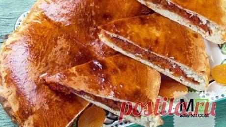 Пирог с курагой - кулинарный рецепт. Миллион Меню