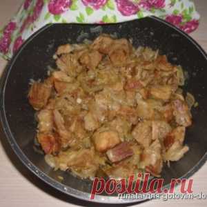 Свинина с луком 