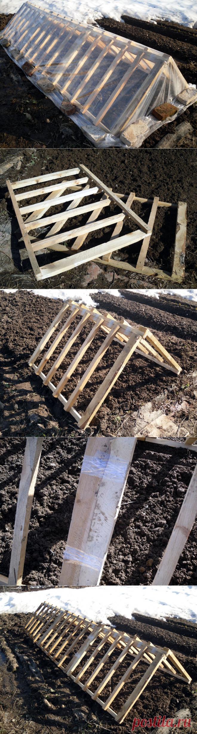 Экспресс-парник из подручных материалов / Дачные поделки / 7dach.ru