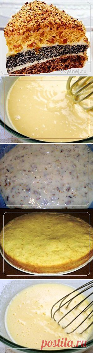 Торт три коржа “Сладкое трио» | Рецепты вкусно