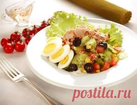 Салат «Кампестре» с овощами и тунцом - рецепт с фото / Простые рецепты