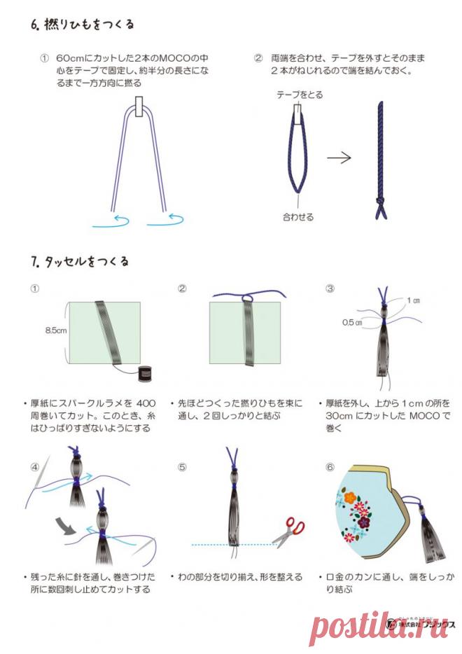 フラワーリースのがま口ポーチ | ケース・小物入れ・袋・ポーチ | 手づくりレシピ | そーいんぐ.com
