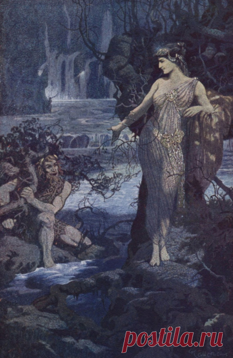 Ernest Charles Wallcousins - The Temptation of Ea-Bani - t3488 | TiPiTi.info