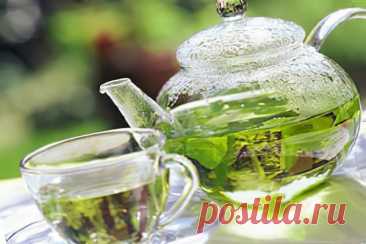 Применение зелёного чая.