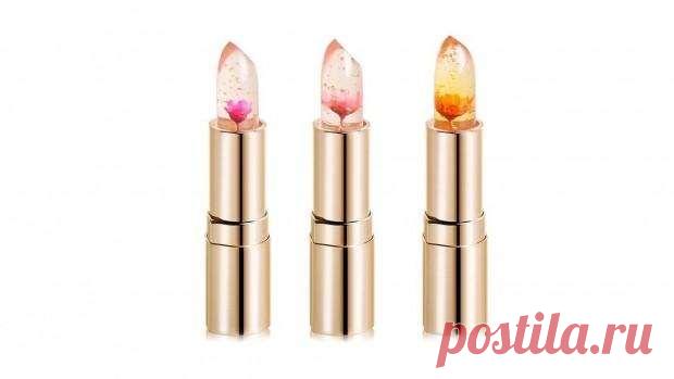 Прозрачные помады с цветами внутри! | Люблю Себя