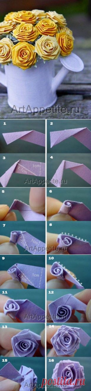 Как сделать красивые цветы из бумаги | ArtAppetite