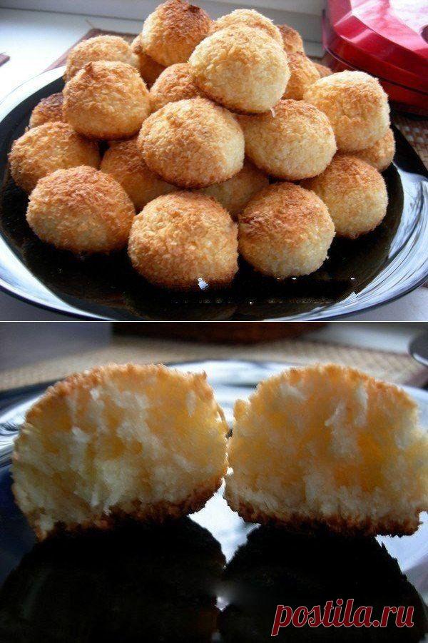 Печенье "Кокосанка" » Кулинарные рецепты
