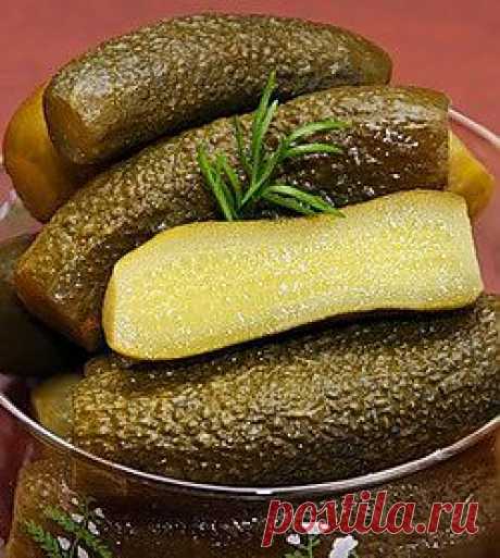Маринованные огурцы без уксуса