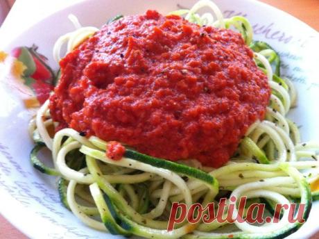 Вкусная паста из цуккини - Йога с Аллой Воронковой