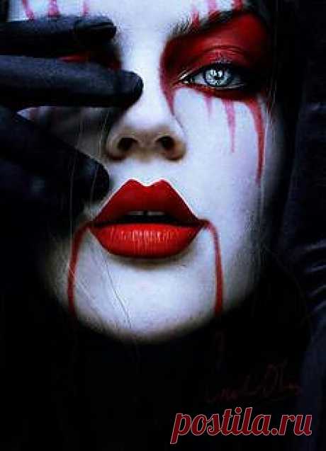 Фото / Дизайн / Halloween макияж / Pinme.ru / Орьяshа