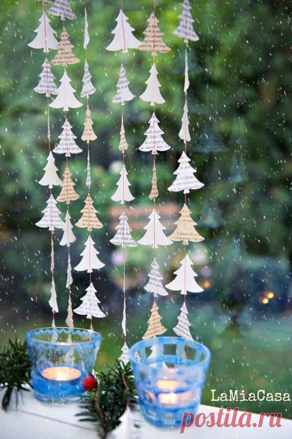 Готуємось до зими: декоруємо вікна паперовими композиціями – Самотужки