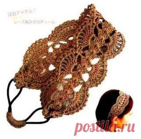Вязание-крючок-РАЗНОЕ &gt;Ободок