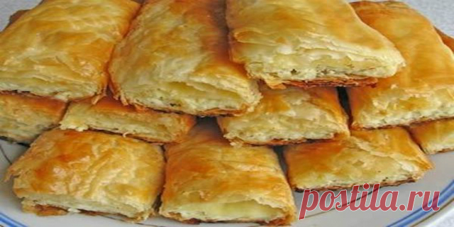 Вкуснейшее слоёное тесто всего за 10 минут