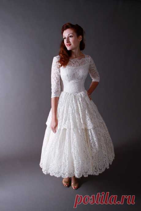 Tea Length Wedding Dresses With Sleeves | A Trusted Wedding Source by Dyal.net