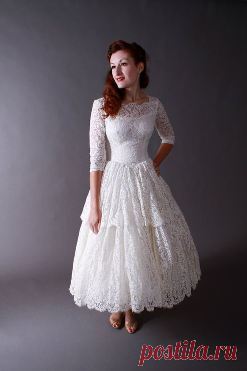 Tea Length Wedding Dresses With Sleeves | A Trusted Wedding Source by Dyal.net