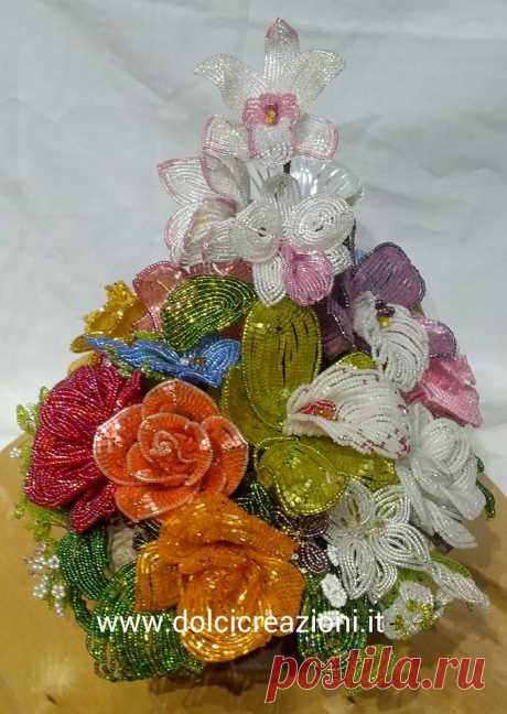 fiori-di-perline-rose1.jpg (682×960)