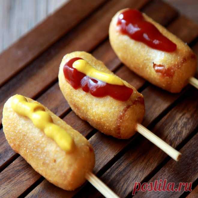 СОСИСКА В КЛЯРЕ🌭КОРН-ДОГ МИНИ НА ШПАЖКЕ
Всего 10 минут и Вы Бог кулинарии. Корн доги или самые вкусные сосиски в тесте.
