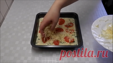 Быстрый пирог с мясом