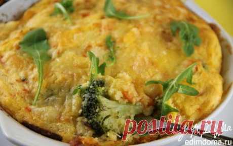 Картофельная запеканка с брокколи и грибами | Кулинарные рецепты от «Едим дома!»