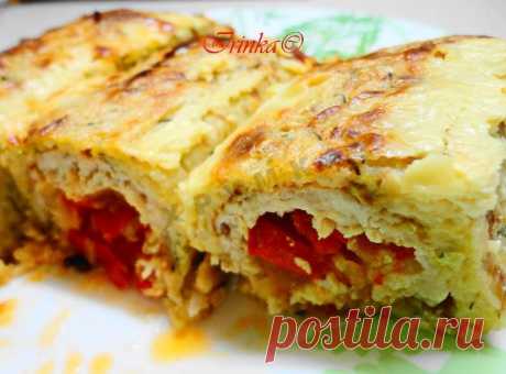 Рулетики из кабачков с куриным филе и овощами в духовке рецепт с фото пошагово - 1000.menu