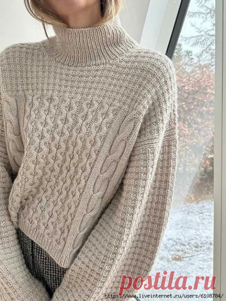 THER LOOPS WAFFLE LOOP SWEATER