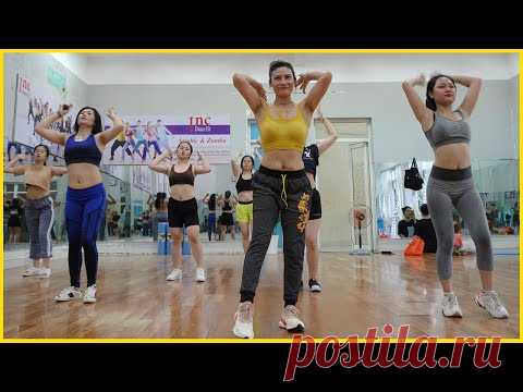 20 минут аэробных тренировок сокращение живота жир быстро | Zumba Class