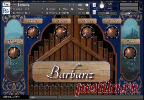Rossignol Studio Barbariz KONTAKT-SYNTHiC4TE  | 28.5 MB
BarbariZ is a barrel organ created by Rossignol-Studio for kontakt5 Native Instruments, from a real organ of 36 notes. (Courtesy of the site ODFGRANDORGUE.)