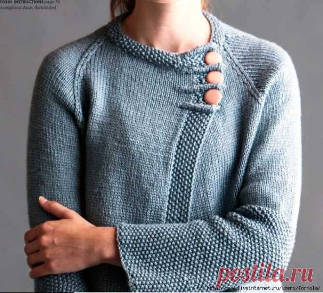 Жакет Tucked-Buttonband.