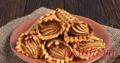 Вкуснейшие вафельные трубочки