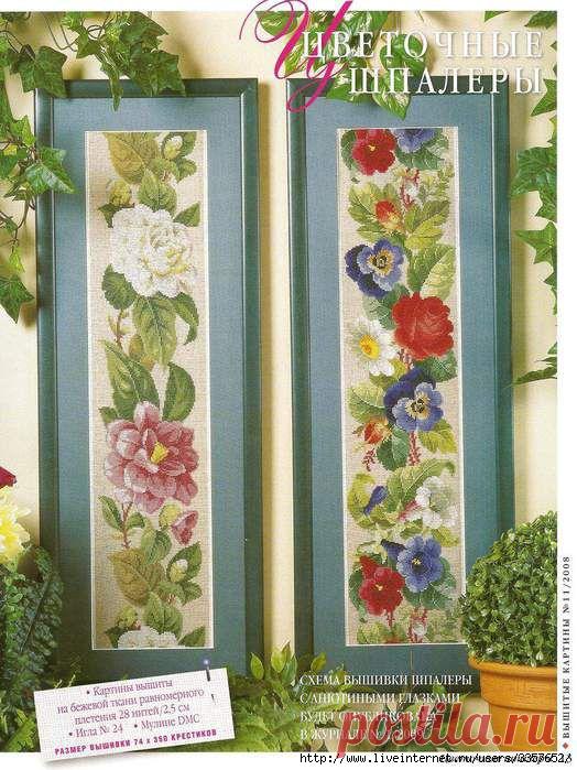 Узкие пано РОЗЫ.