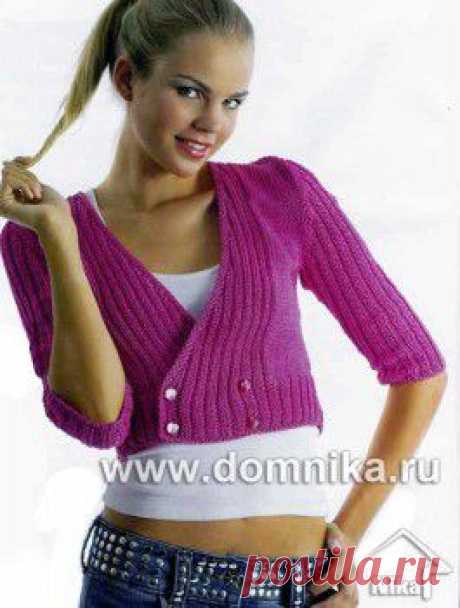 Жакеты » Вязание крючком и спицами схемы и модели