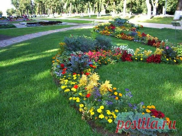 как правильно спланировать клумбу - Поиск в Google
