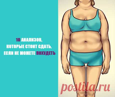 10 анализов, которые стоит сдать, если не получается похудеть | Диеты со всего света