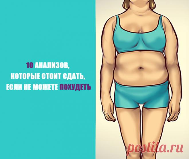 10 анализов, которые стоит сдать, если не получается похудеть | Диеты со всего света
