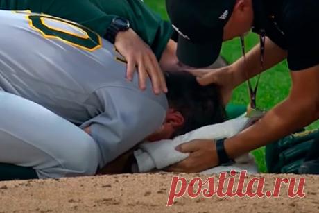 Бейсболисту попал в голову летевший со скоростью 160 километров в час мяч. Игроку клуба Главной бейсбольной лиги Северной Америки (MLB) «Окленд Атлетикс» Крису Бэсситту попал в голову летевший со скоростью 160 километров в час мяч. Инцидент произошел в выездном матче против чикагского «Уайт Сокс». После удара игрока хозяев мяч попал спортсмену в область правого глаза.