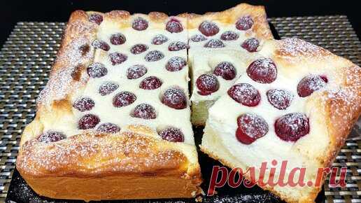 Безумно Вкусный и Простой Пирог с Фруктами. Рецепт без заморочек.Пирог на Кефире | Готовит Самира | Дзен