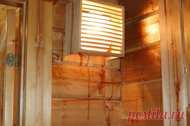 Способ борьбы с выделением смолы из дерева в бани или сауне | Анатолий Маркелов | Пульс Mail.ru В статье описывается практичный способ по избавлению смолы из хвойной вагонки в бане