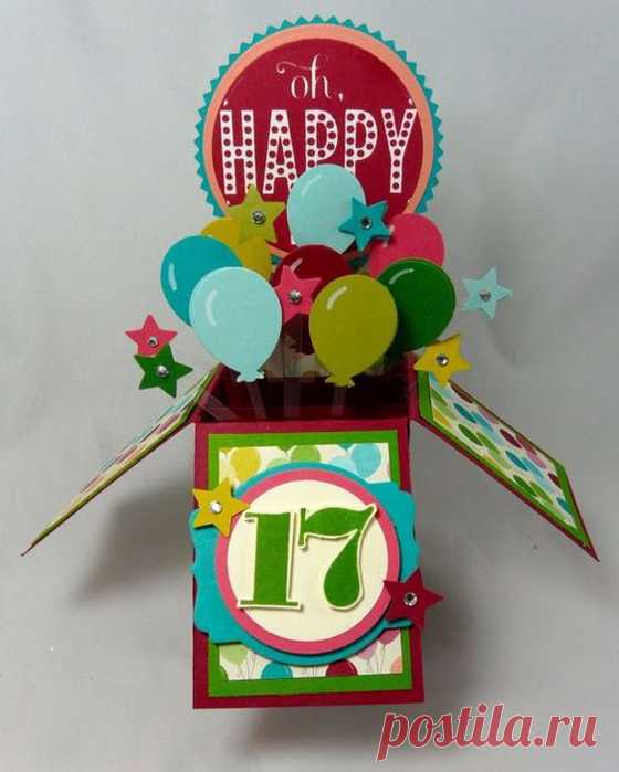 Коробочки-объемные открытки. Скрапбукинг