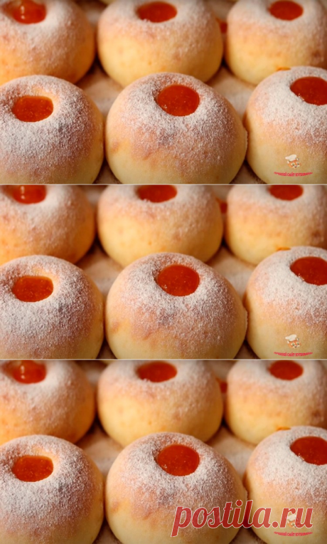 Творожные пончики в духовке🍩🍩🍩 - Лучший сайт кулинарии