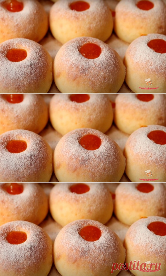 Творожные пончики в духовке🍩🍩🍩 - Лучший сайт кулинарии