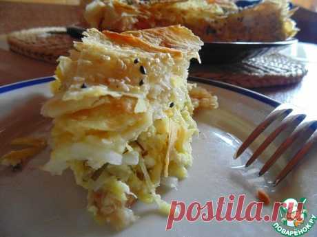 Пирог с кабачками и лавашем Кулинарный рецепт