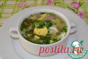 Зеленый борщ - кулинарный рецепт