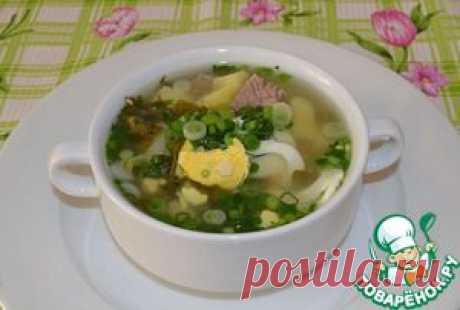 Зеленый борщ - кулинарный рецепт