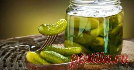 Вкусные соленые огурцы