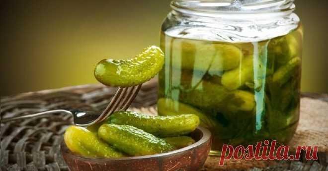 Вкусные соленые огурцы