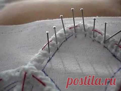 РУМЫНСКОЕ (ШНУРКОВОЕ) КРУЖЕВО... элемент кружева... видеоуроки... КЛАСС!!!!!!!!!.