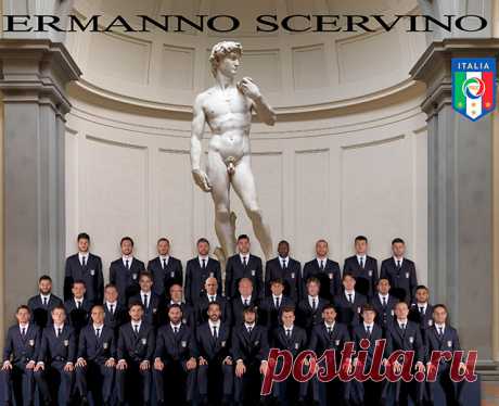 Ermanno Scervino одели итальянских футболистов
В таких костюмах футболисты будут ходить и на чемпионате мира в России.