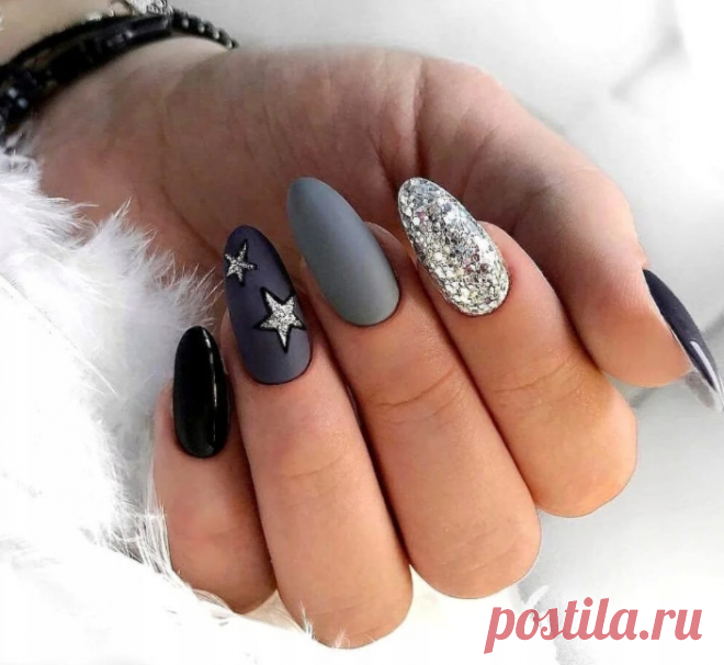 Маникюр зима 2021-2022: модные тенденции, фото новинок, самый красивый зимний дизайн ногтей