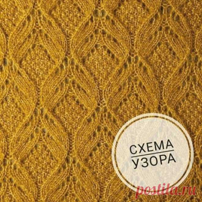 Узор спицами